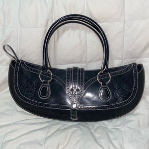 Tanner Krolle Black Shoulder Bag